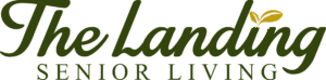 the landing logo green